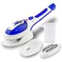 TOPLIVING Portable Clothes Steamer with Temperature Control,Handheld Garment Steamer Removes Wrinkles for Clothing with Fast Heat,Travel Steamer for Clothes (Blue) TOPLIVING Portable Clothes Steamer with Temperature Control,Handheld Garment Steamer Removes Wrinkles for Clothing with Fast Heat,Travel Steamer for Clothes (Blue)