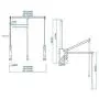 GWXYMJ Coat Rack Wardrobe Lifting Clothes Hanger, Wardrobe Pull-Down Clothes Rail, Automatic Rebound Cloakroom Hanger Rod, Hydraulic Buffer Hanger Rod (Size : 830-1150mm)