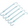 Dgump 5-Pack Multifunctional Magic Hanger, Five-Hole Hanger, Clothes Storage Artifact, Space Saving Household Folding Hanger (Blue)