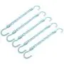 Dgump 5-Pack Multifunctional Magic Hanger, Five-Hole Hanger, Clothes Storage Artifact, Space Saving Household Folding Hanger (Blue)