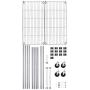 TimmyHouse Closet Organizer Garment Rack Clothes Hanger Home Shelf Heavy Duty Chrome