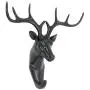 BUYITNOW Animal Head Decorative Wall Hook Single Hanger Heavy Duty Resin Hanging Coat Clothes Wall Sculptures Home Ornament BUYITNOW Animal Head Decorative Wall Hook Single Hanger Heavy Duty Resin Hanging Coat Clothes Wall Sculptures Home Ornament