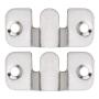 Flush Mount Bracket, Tiberham Interlocking Photo Frame Hook, Heavy Duty Stainless Steel Picture Hanger Z Clip Bracket for Large Picture Display Art Gallery Wall Mount Hardware (10 Pairs)