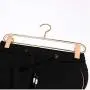 10pcs Fashion Metal Clothes Skirt Hanger Rose Gold Adult Trousers Pants Hangers with Clips Random Color 10pcs Fashion Metal Clothes Skirt Hanger Rose Gold Adult Trousers Pants Hangers with Clips Random Color