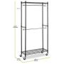 Cypress Shop Garment Rack Hanger Cloth Hanging Shelf Portable Movable Rail Rack Closet Large Storage Wire Shoe Shelving Rack Storage Organize Heavy Duty Drying Dryer Bar Home Furniture Cypress Shop Garment Rack Hanger Cloth Hanging Shelf Portable Movable Rail Rack Closet Large Storage Wire Shoe Shelving Rack Storage Organize Heavy Duty Drying Dryer Bar Home Furniture
