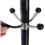 Pastel Coat Rack Stand Hat Tree Hanger Holder Clothes Metal 15 Hooks Jacket Umbrella Hall Floor Entryway Organizer Free Stand Marble Base