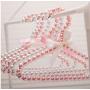 10Pcs Random Color Children Pearl Hanger Fashion Dog Cat Cloth Hanger Clothes Baby Pearl Plastic Pet Hangers Decoration