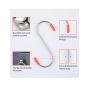 NewFamily 40 Pack S Hooks Stainless Steel for Hanging Pots and Pans,4.33.5 2.8 s Hooks Heavy Duty for Hanging for Kitchen,Wardrobe,Work Shop,Bathroom,Garden,Office
