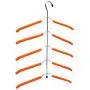 2pcs Color Random Multilayer Fish Bone Shape Stainless Steel Clothing Storage Racks Clothes Hanger Storage Holder Wardrobe Laundry Drying Rack 2pcs Color Random Multilayer Fish Bone Shape Stainless Steel Clothing Storage Racks Clothes Hanger Storage Holder Wardrobe Laundry Drying Rack
