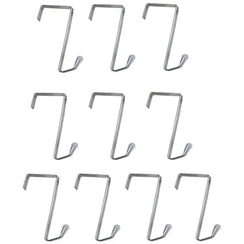 Misslo 10 Packs Over The Door Metal Hook