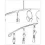 DurReus Strong Stainless Steel Laundry Drying Rack Clothes Hanger with 10 Clothespins Indoor Space Saver Hanging Clothing Organizer Mitten Sock Hangers