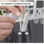 5pcs Multifunctional Plastic Pants Rack Trousers Hanger Clothes Drying Shelf