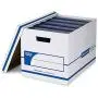 Office Depot NBE 60% Recycled Binder Storage Boxes, 12 3/8in.H x 13 1/8in.W x 20 1/8in.D, White/Blue, Pack of 2, 0800901 Office Depot NBE 60% Recycled Binder Storage Boxes, 12 3/8in.H x 13 1/8in.W x 20 1/8in.D, White/Blue, Pack of 2, 0800901