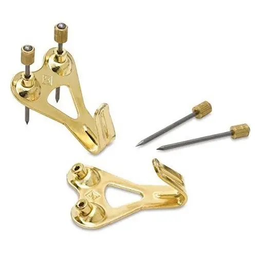 50 lb Floreat Picture Hangers, 10 Pack (10 Hangers & 20 Nails)