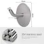 KoHuiJoo Self Adhesive Hooks, Adhesive Wall Hooks Heavy Duty, Removable Sticky Hanging Wall Hangers and Hooks for Robe Towel Home Office Kitchen Bedroom (Round 6 Pack) KoHuiJoo Self Adhesive Hooks, Adhesive Wall Hooks Heavy Duty, Removable Sticky Hanging Wall Hangers and Hooks for Robe Towel Home Office Kitchen Bedroom (Round 6 Pack)