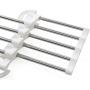 Stainless Steel Clothes Hangers,Pants Jeans Shirt Clothes Folding Organizer Folding Storage Rack Hook,Space Saver Storage Rack for Hanging