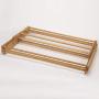 Household Essentials 6524 Tall Indoor Folding Wooden Clothes Drying Rack | Dry Laundry and Hang Clothes | Bamboo