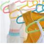 10pcs Random Color Childrens Bow Hanger Home Baby Clothes Hanger