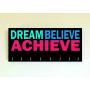 Race Medal Holder/Running Medal Hanger DREAM BELIEVE ACHIEVE - Wood Wall Mounted Medal Organizer. CUSTOMIZATION Available