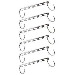 6 Pcs Shirts Clothes Hanger Holders Save Space Non-Slip Clothing Organizer Practical Racks Hangers for Clothes Storage