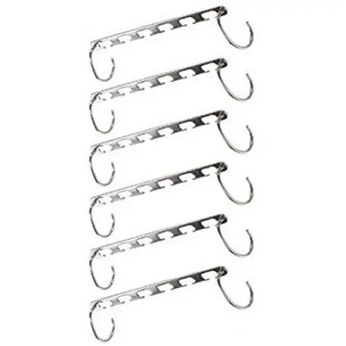 6 Pcs Shirts Clothes Hanger Holders Save Space Non-Slip Clothing Organizer Practical Racks Hangers for Clothes Storage 6 Pcs Shirts Clothes Hanger Holders Save Space Non-Slip Clothing Organizer Practical Racks Hangers for Clothes Storage