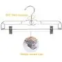 IEOKE Pants Hangers, 20 Pack Crystal Plastic Clip Hangers Space Saving for Skirts Trousers Jeans Shorts and Strapless Clothes IEOKE Pants Hangers, 20 Pack Crystal Plastic Clip Hangers Space Saving for Skirts Trousers Jeans Shorts and Strapless Clothes