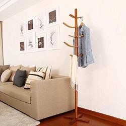 ZHWEI Clothes Rack Wood, Coat Hall Stand Hanger Coat Rack Clothes Organiser Stable Durable (Color : A Adult)