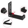 Linkidea Headphone Holder Wall Mounted, 3M Self Adhesive Folding Aluminum Alloy Waterproof Wall Mount Foldable Retractable Hanger Holder for Coat, Headphones, Robe, Towel, Hat, Keys, Bags (4pc)