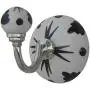 Indianshelf Handmade 1 Artistic Vintage Black Ceramic Floral Dot Key Hooks Hangers/Wall Hooks for Coats Indianshelf Handmade 1 Artistic Vintage Black Ceramic Floral Dot Key Hooks Hangers/Wall Hooks for Coats