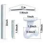 6 Sets White Ceiling Hooks for Hanging Plant, Heavy Duty Swag Toggle Hooks with Hardware 6 Sets White Ceiling Hooks for Hanging Plant, Heavy Duty Swag Toggle Hooks with Hardware
