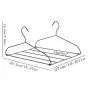 HJYPYJ Magic Hanger,180?? Rotate Multifunction Magical Hangers,Iron Trouser Hangers,Space-Saving Organizer Hangers,5Kg Load Not Easily Deformed/White / 5 pcs