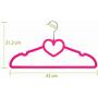 Heart Shaped Slim Velvet Hangers, Suit Haner, Clothes Hanger 10pcs