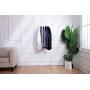 Cocomaya 17 Inch Heavy Duty White Color Metal Clothes Hanger, Coat Hanger, Suit Hanger, Dress Hanger with Big Notches Pack of 10