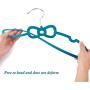 fineshelf 10PCS Butterfly Flocking Clothes Hanger,Bend Freely No Deformation Cute Hanger for Home Supplies