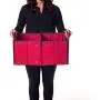 meori A100073 Outdoor Foldable Storage Box, Weatherproof and Adjustable (15 Liter / 4 Gallon or 30 Liter / 8 Gallon), in Mediterranean Blue To Organize and Carry Up To 65lbs