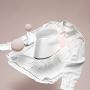 Teerwere Clothes Steamer for Clothes Portable steam Iron Hanging Ironing Machine Home Travel Clothes Mini Ironing Machine (Color : White, Size : 11.8x8.1x9.7CM)