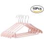 10pcs Random Color Anti-Skid Clothes Hangers Suit Hangers, Shirts Sweaters Dress Hanger Hook