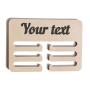 Сustom hanger for medals with text or name made by hand from wood for sports awards Сustom hanger for medals with text or name made by hand from wood for sports awards