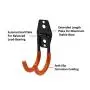 WINSOON Heavy Duty Double Utility Garage Hooks Wall Mount Hook Set Tool Tack Storage (2 x Samall J Shape, Orange) WINSOON Heavy Duty Double Utility Garage Hooks Wall Mount Hook Set Tool Tack Storage (2 x Samall J Shape, Orange)
