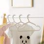 LOCGFF 10 Pack Space Saving ABS Children Hangers, Children Can Organize Their Own Clothes, Can Be Hung from The Balcony Wardrobe Coat Rack, White LOCGFF 10 Pack Space Saving ABS Children Hangers, Children Can Organize Their Own Clothes, Can Be Hung from The Balcony Wardrobe Coat Rack, White
