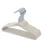 ESYLIFE Baby Velvet Hangers Non Slip Toddlers Clothes Hanger - 30 Pack Beige ESYLIFE Baby Velvet Hangers Non Slip Toddlers Clothes Hanger - 30 Pack Beige