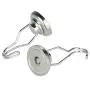 Wukong Neodymium Magnet Heavy Duty Swivel Magnetic Hooks, 40LB Magnet Hangers Holders -Great for Refrigerator, Home, Kitchen, Store, Door Coat Hook, Grill Utensils, Office or Warehouse (8 Pack)