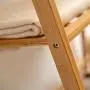 LBMy Hangers Coat Rack Floor Bedroom Drying Racks Bamboo Simple Solid Wood Living Room Clothes Rack Hangers Coat Hangers (Size : 60cm)