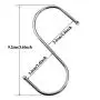 VIPITH S Hooks, 30 Pack 3.6 Inch Stainless Steel Metal S Shaped Hooks Heavy-Duty S Hanging Hooks Hangers with Ball Ends for Spoon Pan Pot Towel in Kitchen Bedroom Bathroom Office