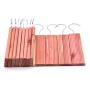 Wahdawn Aromatic Cedar Hangers Blocks for Clothes Storage Fresh Scent Cedarwood Hangups Planks Closets Organizers Deodorant, 12 Packs