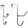 Neat-O Over the Door Hanger Single Dual Hook Organizer Holder Rack (Satin Nickel) Neat-O Over the Door Hanger Single Dual Hook Organizer Holder Rack (Satin Nickel)