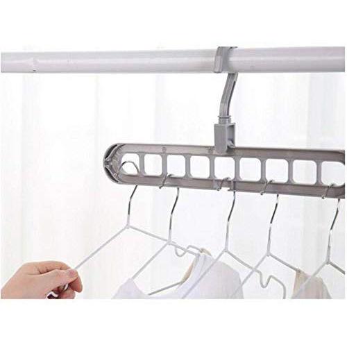 New Space Saver Saving Wonder Metal Magic Hanger Clothes Closet Organize Hook 10pcs Random Color