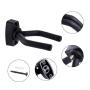 Yevison 1 Pcs Guitar Wall Hook Guitar Display Bracket Bass Wall Hanger Holder Suit for All Guitars, Bass,Violin, Ukulele and Fiddle Black Practical and Useful