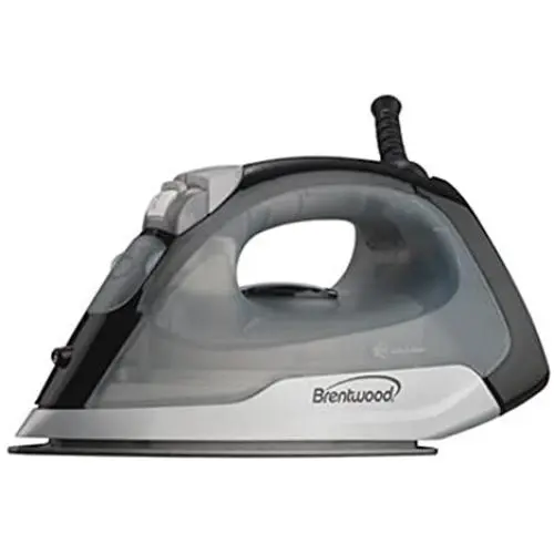 Brentwood MPI-53 Non-Stick Steam Iron, Black