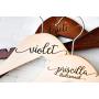 Personalized, Engraved Wedding Dress Hanger by Left Coast Original